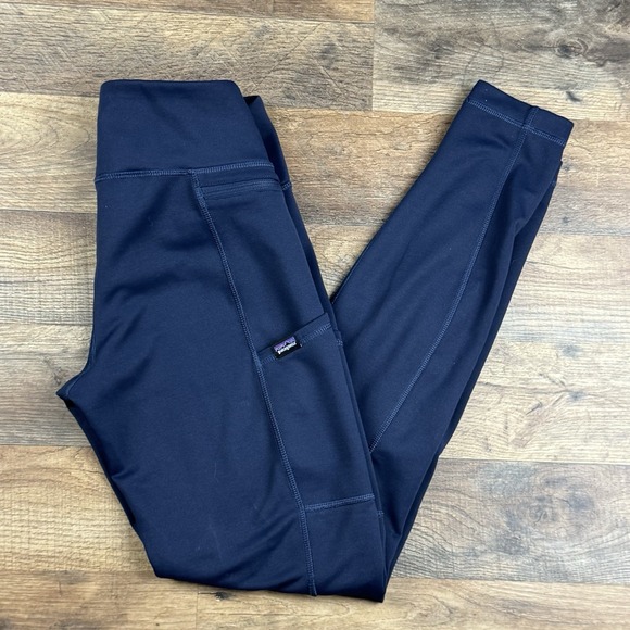 Patagonia‎ Women's Pack Out Tights Navy Blue XS - Picture 1 of 11